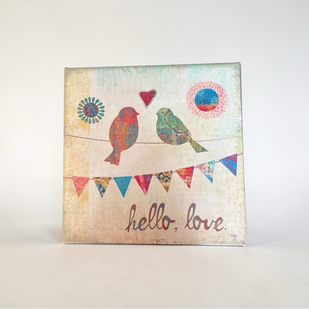 Colorful Bird Canvas Wall Art